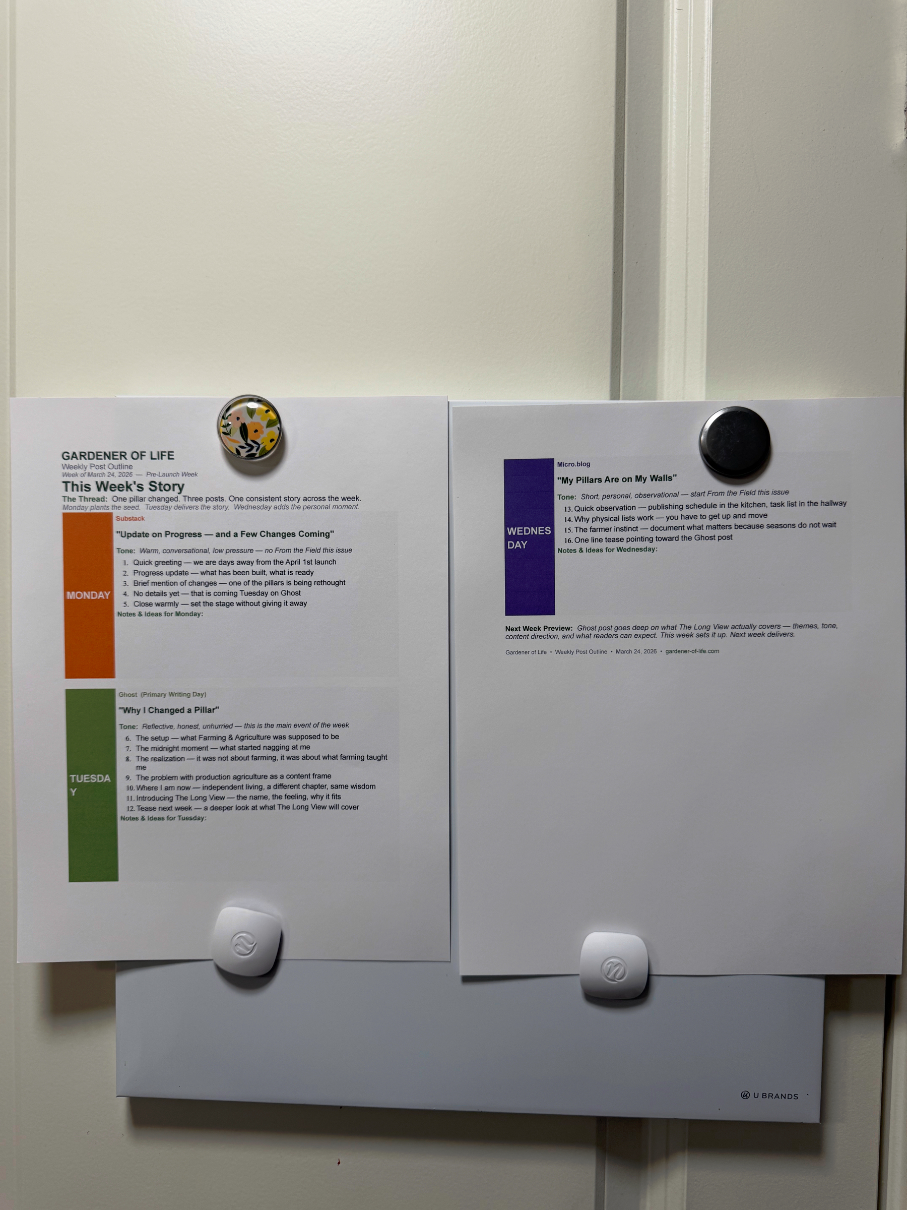 Hallway Post outlines